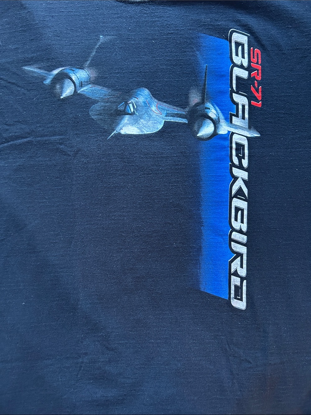 SR-71 Blackbird Military Jet Graphic Tee - Size XL - Picture 3 of 5